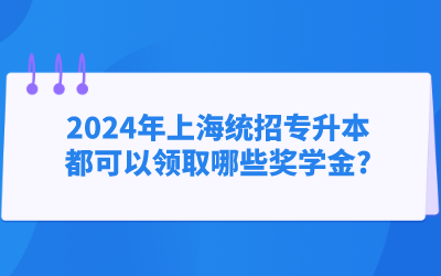 2024年上海統招專升本都可以領取哪些獎學金.png